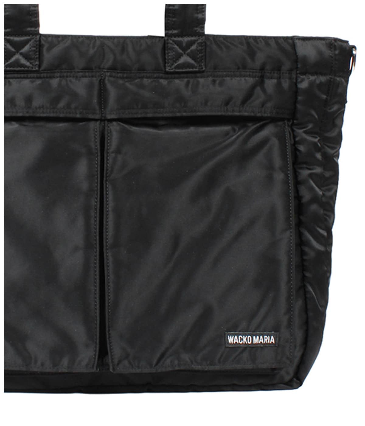 SPEAK EASY / NYLON 12 inch RECORD BAG【BLACK】｜WACKO MARIA