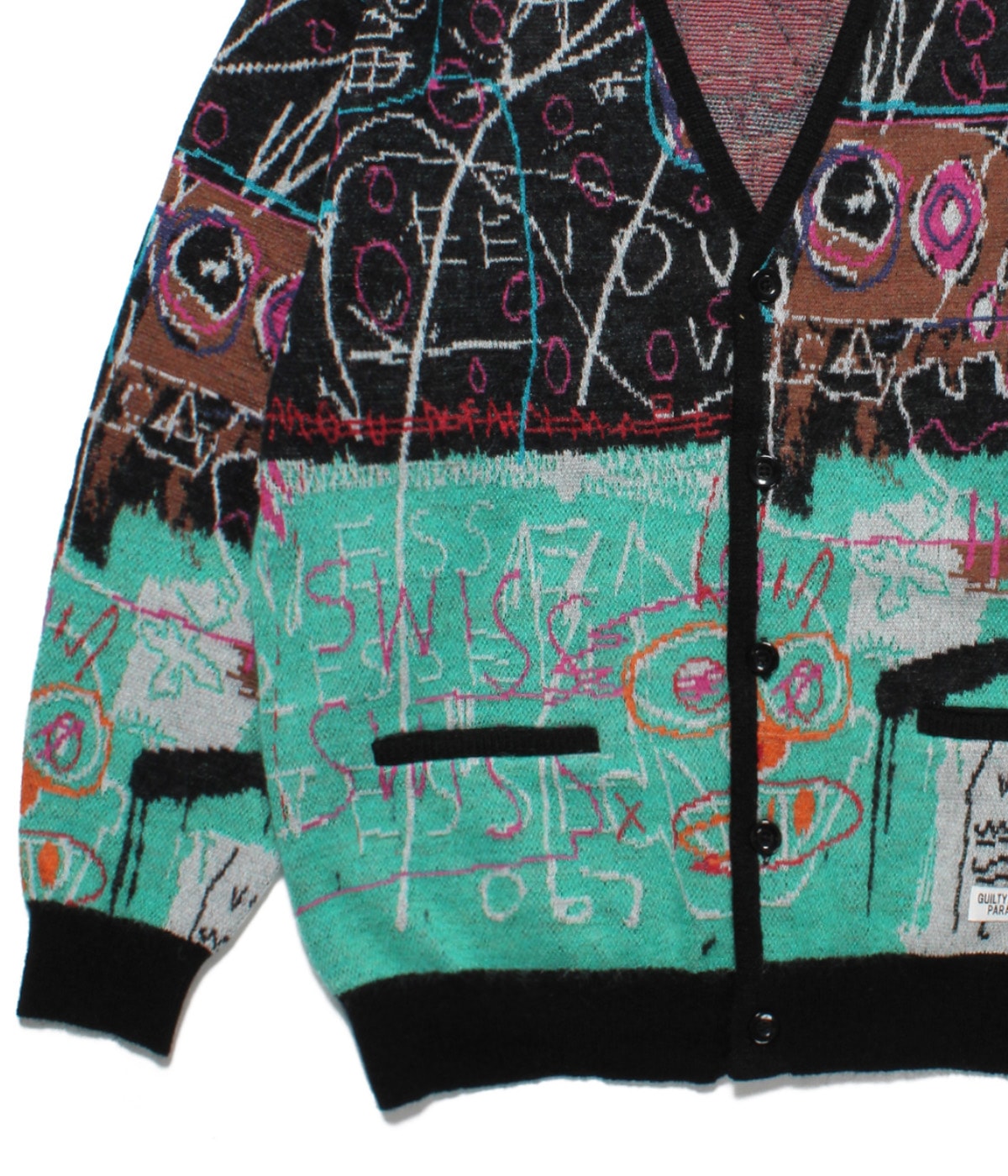 JEAN-MICHEL BASQUIAT / CARDIGAN (TYPE-2)【ONE】