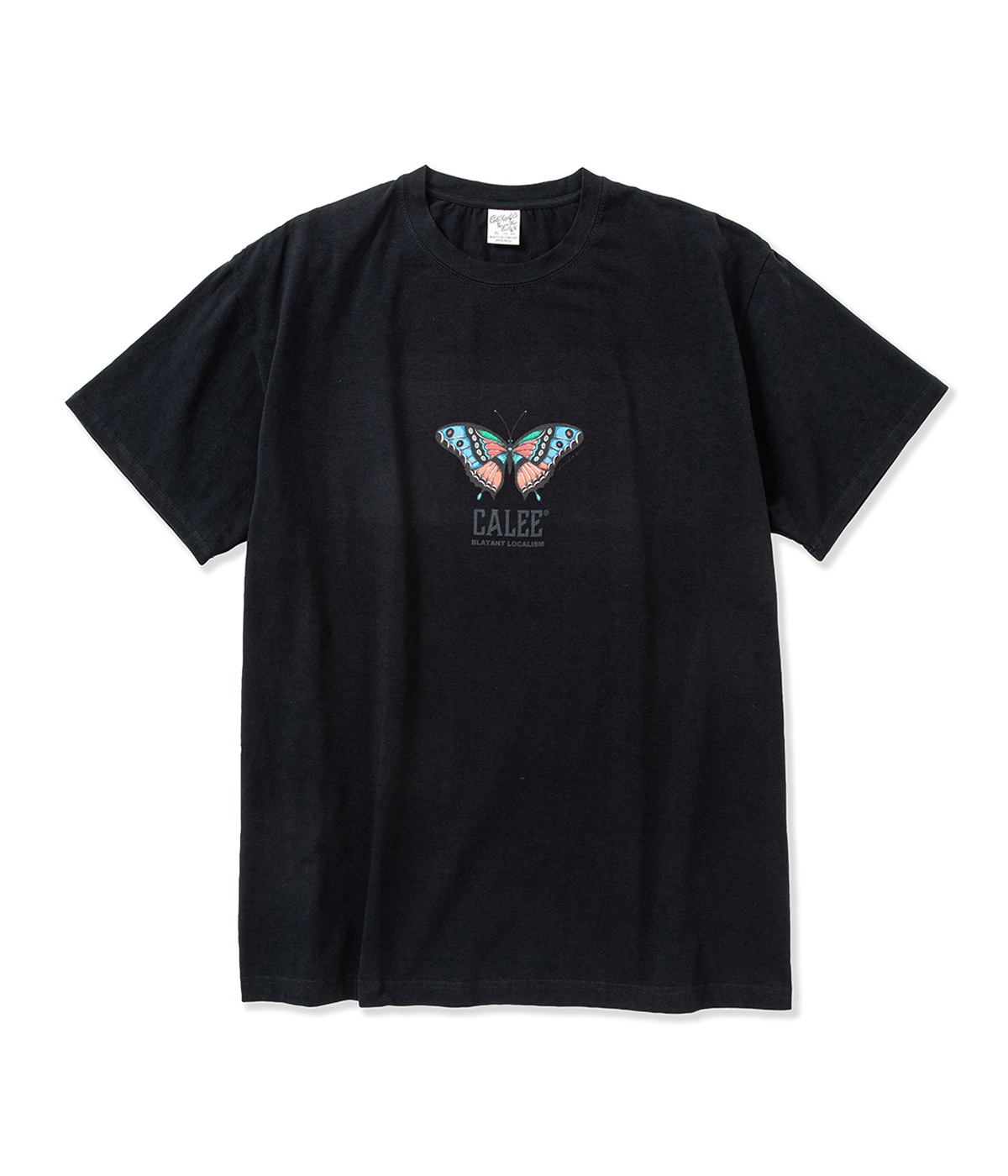 MIHO MURAKAMI STRETCH CL BUTTERFLY LOGO T-SHIRT【BLACK】