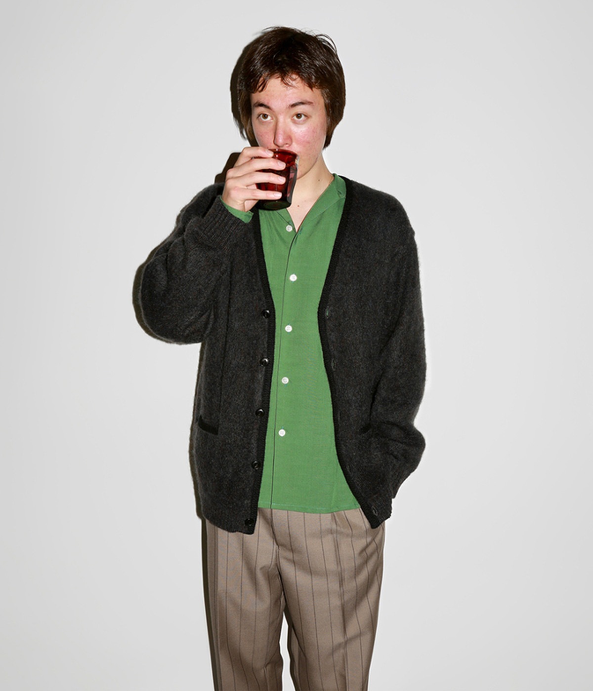 50'S OPEN COLLAR SHIRT (TYPE-2)【GREEN】｜WACKO MARIA｜MELTING POT