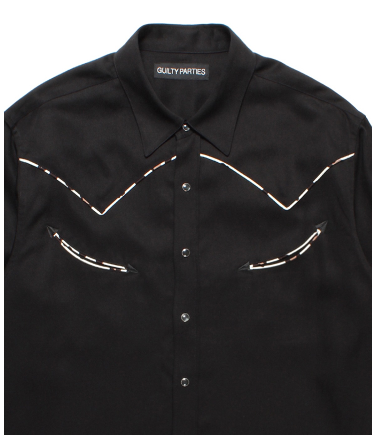 WESTERN SHIRT (TYPE-1)【BLACK】｜WACKO MARIA｜MELTING POT（正規