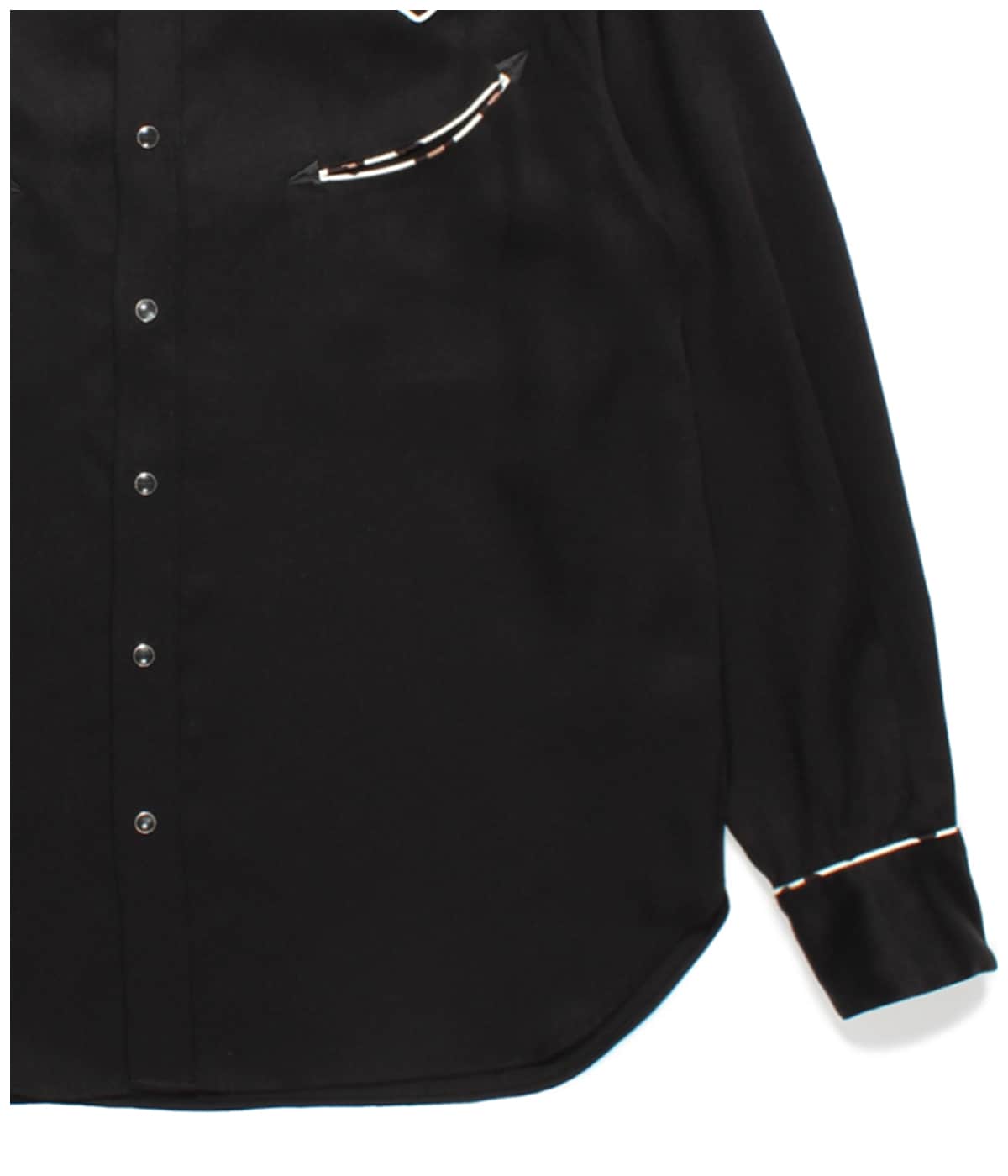 WESTERN SHIRT (TYPE-1)【BLACK】｜WACKO MARIA｜MELTING POT（正規
