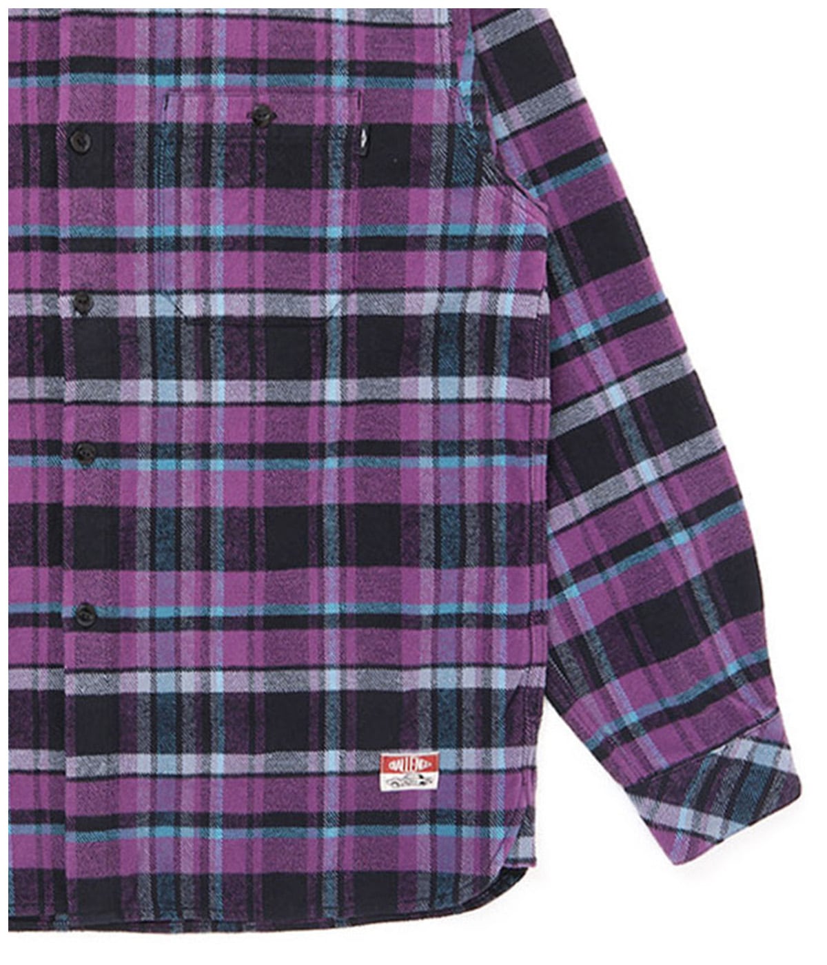 PLAID FLANNEL SHIRT【PURPLE】｜CHALLENGER｜MELTING POT（正規取扱店
