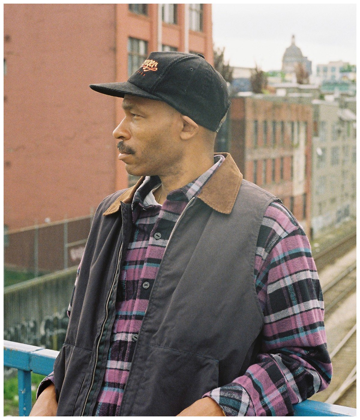 PLAID FLANNEL SHIRT【PURPLE】｜CHALLENGER｜MELTING POT（正規