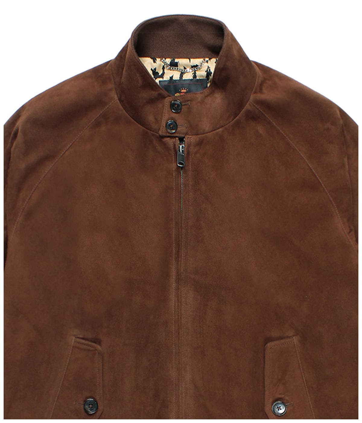 BARACUTA / SUEDE G9 HARRINGTON JACKET【BROWN】