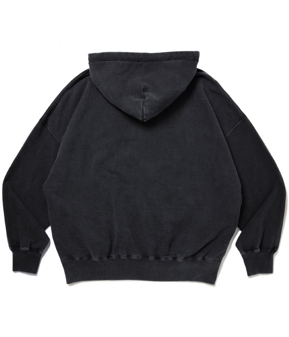 Pigment Dyed Open End Yarn Sweat Hoodie【BLACK】｜COOTIE