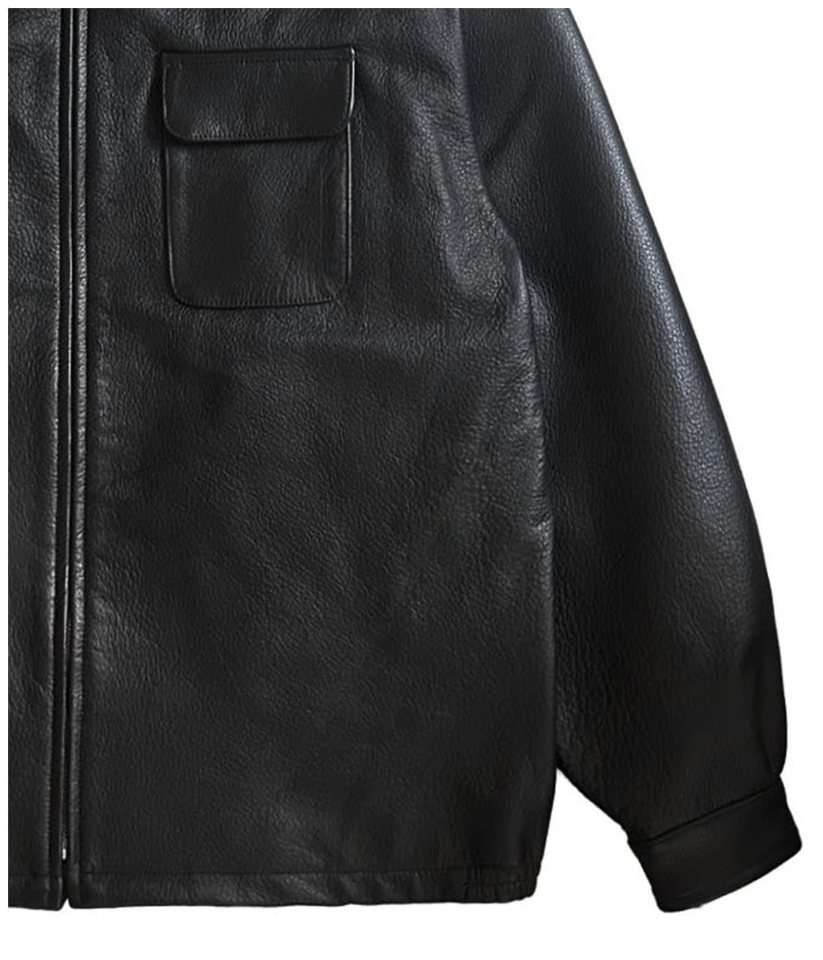 幽霊鬼斗卅六釁圖 LEATHER SWING TOP【BLACK】｜exodus brand