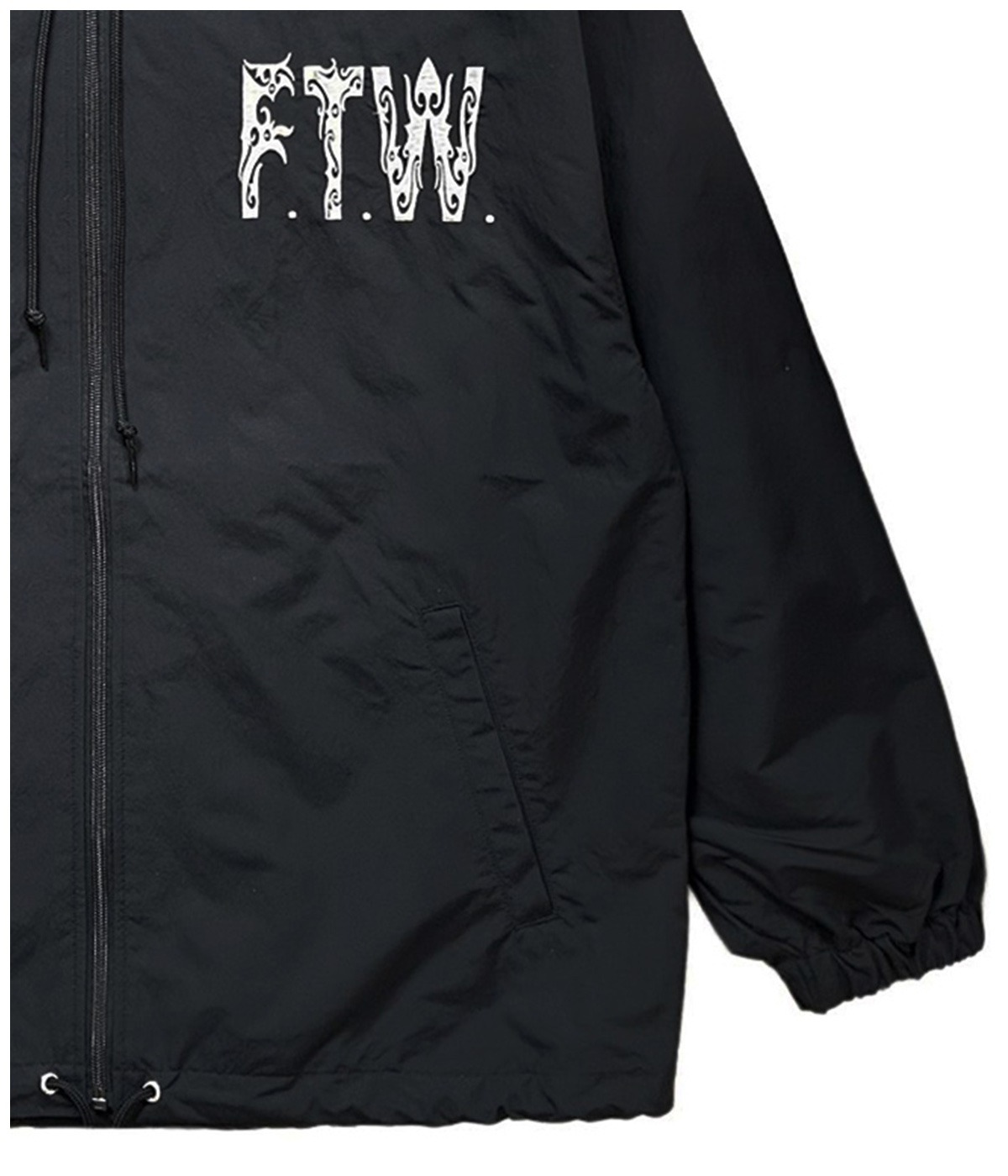 BORNEO F.T.W. NYLON WINDBREAKER【BLACK】