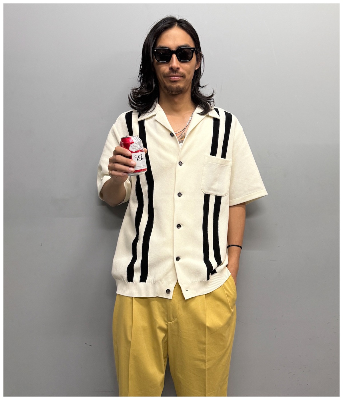 SOLBIATI / DOUBLE PLEATED TROUSERS【YELLOW】｜WACKO MARIA｜MELTING