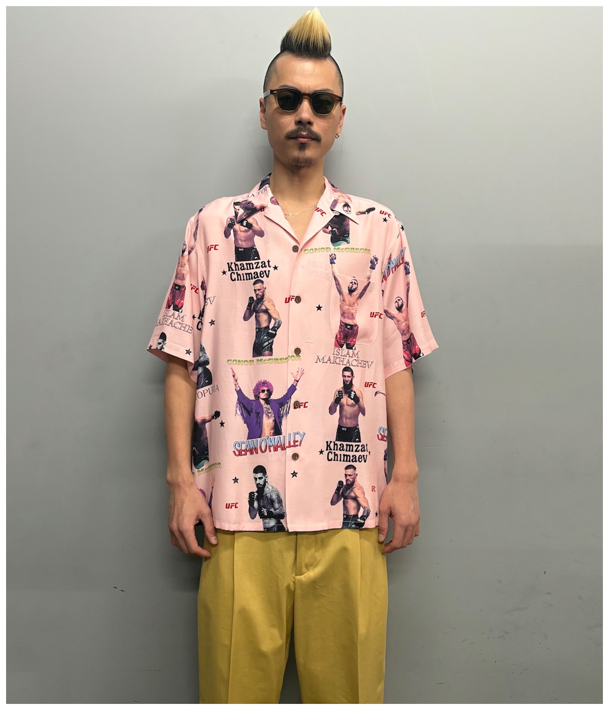 SOLBIATI / DOUBLE PLEATED TROUSERS【YELLOW】