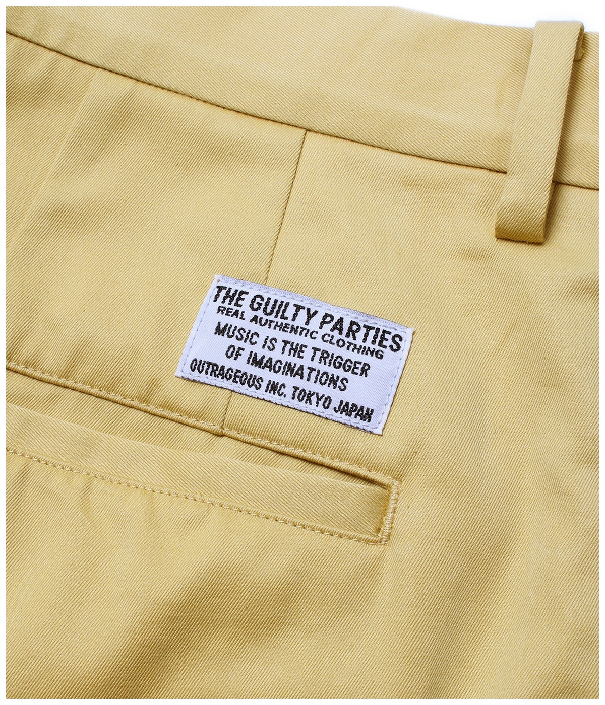 SOLBIATI / DOUBLE PLEATED TROUSERS【YELLOW】｜WACKO MARIA｜MELTING
