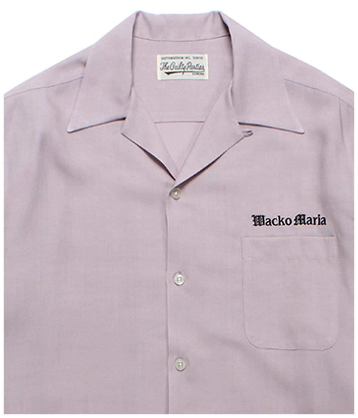 50'S OPEN COLLAR SHIRT (TYPE-2)【PURPLE】｜WACKO MARIA