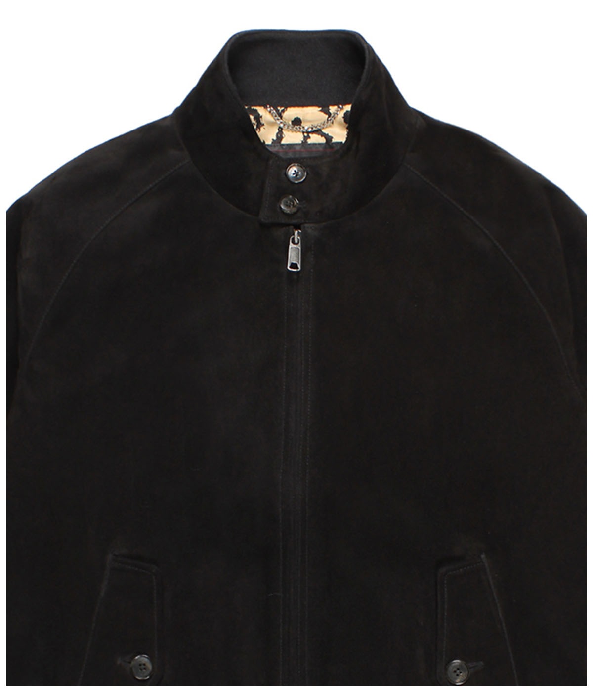 BARACUTA / SUEDE G9 HARRINGTON JACKET【BLACK】