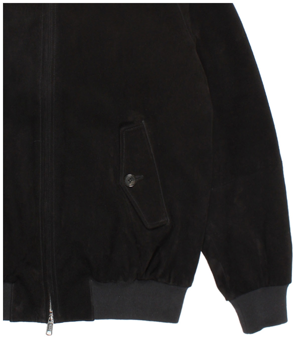 BARACUTA / SUEDE G9 HARRINGTON JACKET【BLACK】