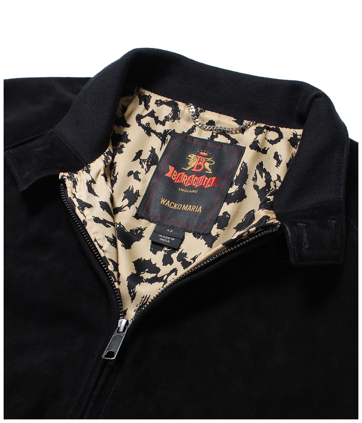 BARACUTA / SUEDE G9 HARRINGTON JACKET【BLACK】