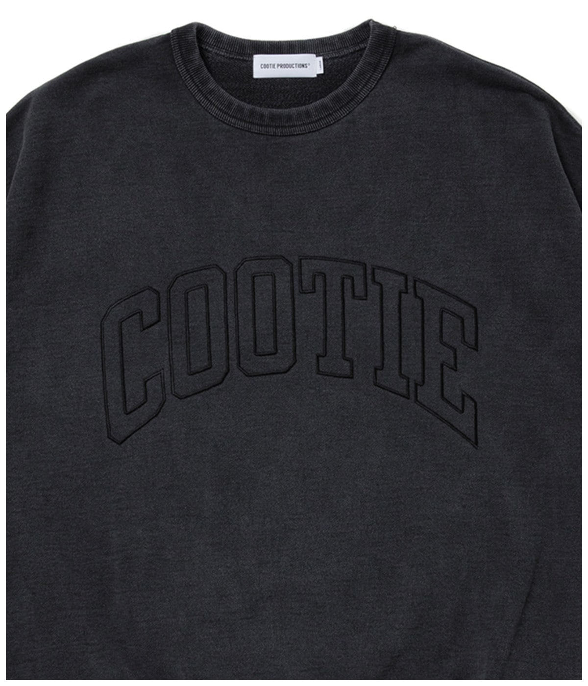 O*I様 美品✨ cootie Open End Yarn Sweat Crew Pigment Dyed Open End Yarn Sweat Crew【BLACK】｜COOTIE PRODUCTIONS