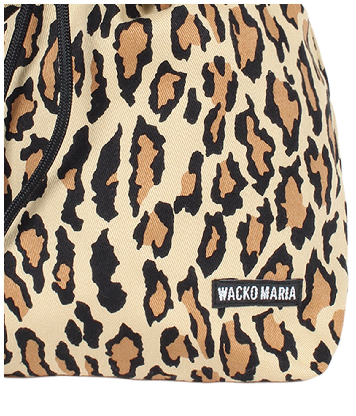 LEOPARD DRAWSTRING BAG【BEIGE】｜WACKO MARIA｜MELTING POT（正規