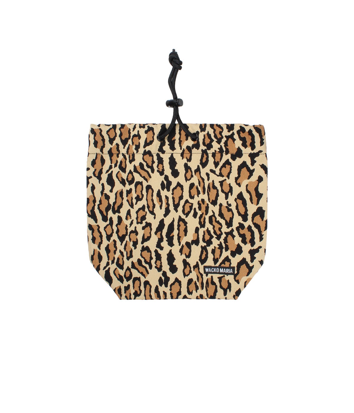 LEOPARD DRAWSTRING BAG【BEIGE】｜WACKO MARIA｜MELTING POT（正規