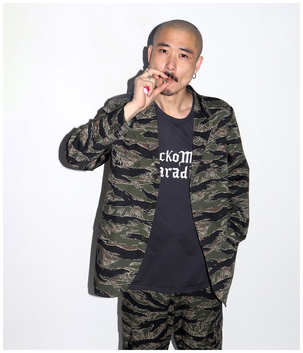 STANDARD T-SHIRT【BLACK】｜WACKO MARIA｜MELTING POT（正規取扱店