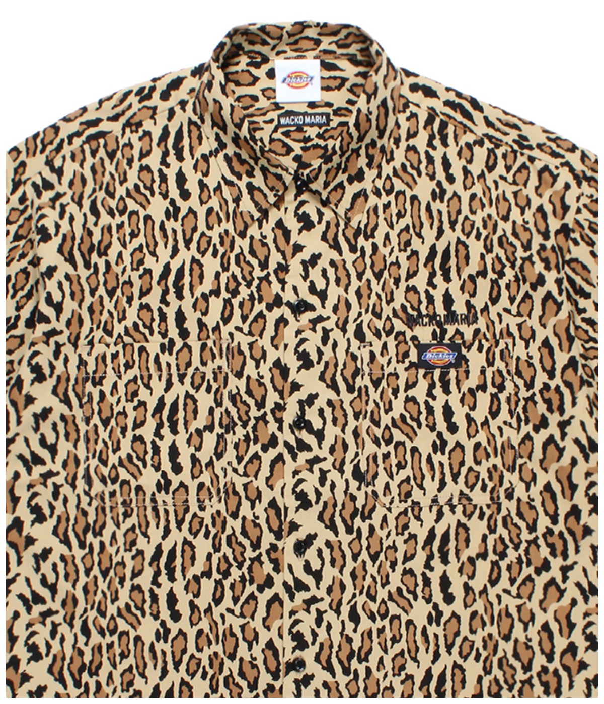 DICKIES / LEOPARD WORK SHIRT【BEIGE】