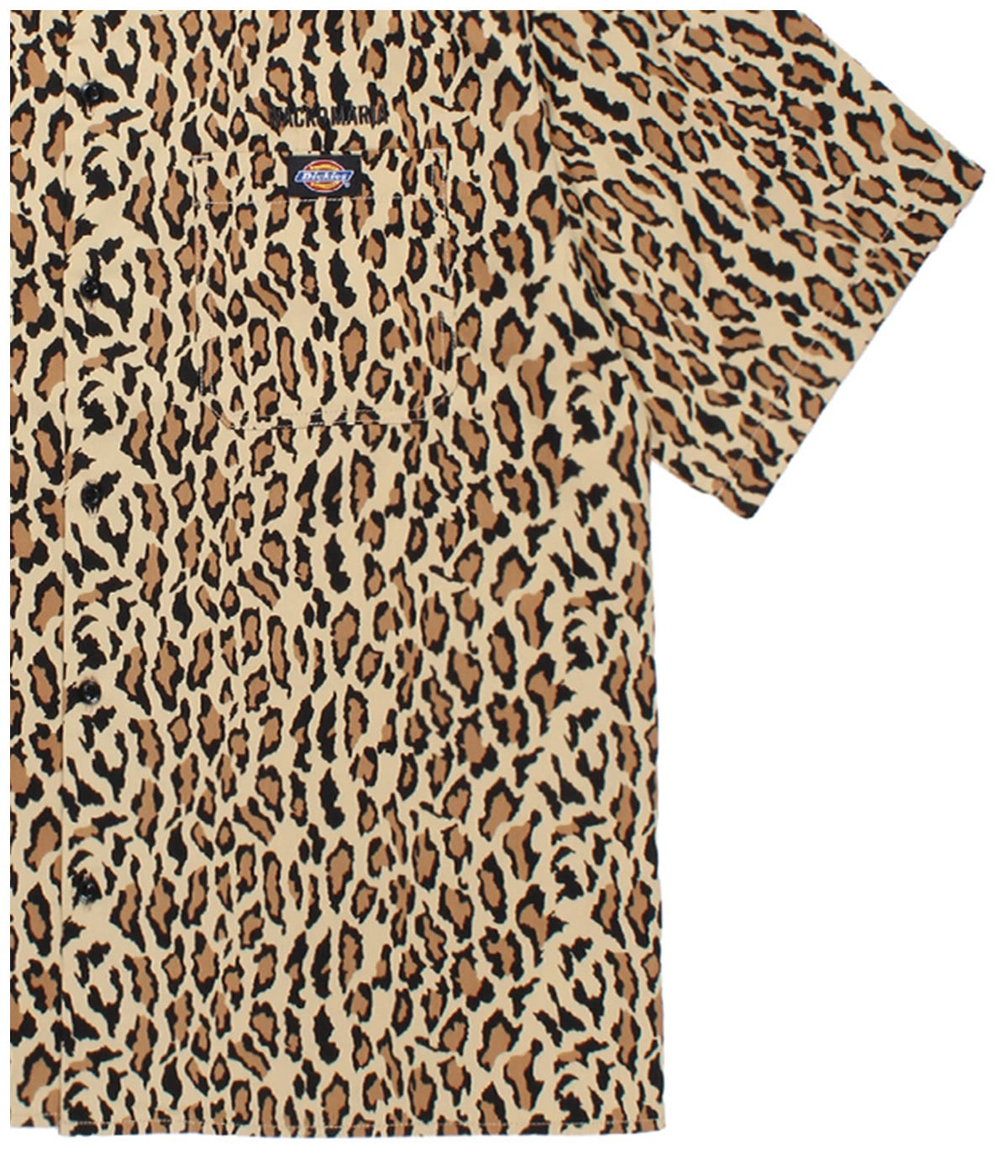 DICKIES / LEOPARD WORK SHIRT【BEIGE】