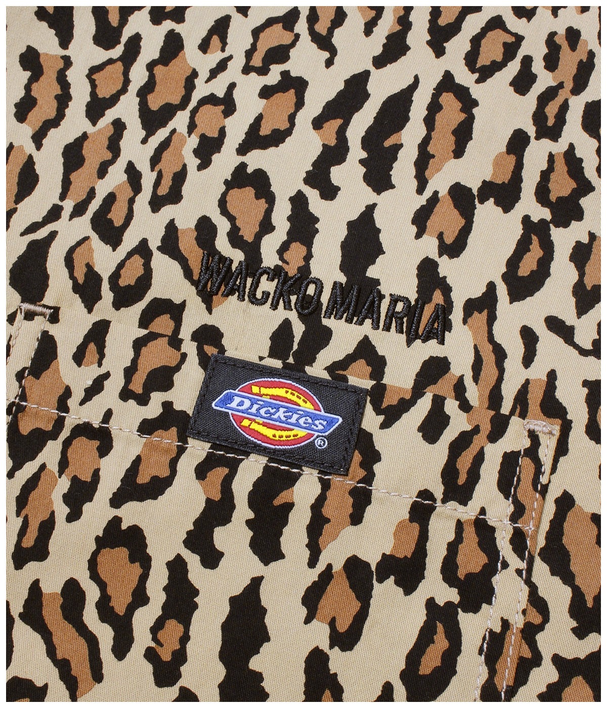 DICKIES / LEOPARD WORK SHIRT【BEIGE】