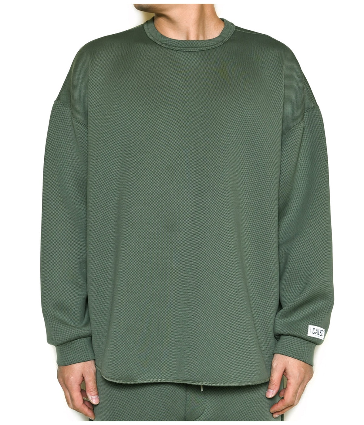 MULTI WAY DOUBLE KNIT DROP SHOULDER L/S CS【2 Colors Available】