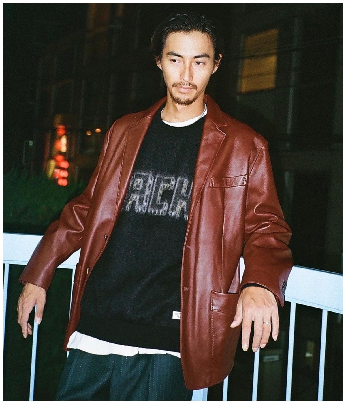 【美品】マグノリアコレクション セーター ニット 38 ブラック ウール 刺繍 美品】マグノリアコレクション セーター ニット 38 ブラック