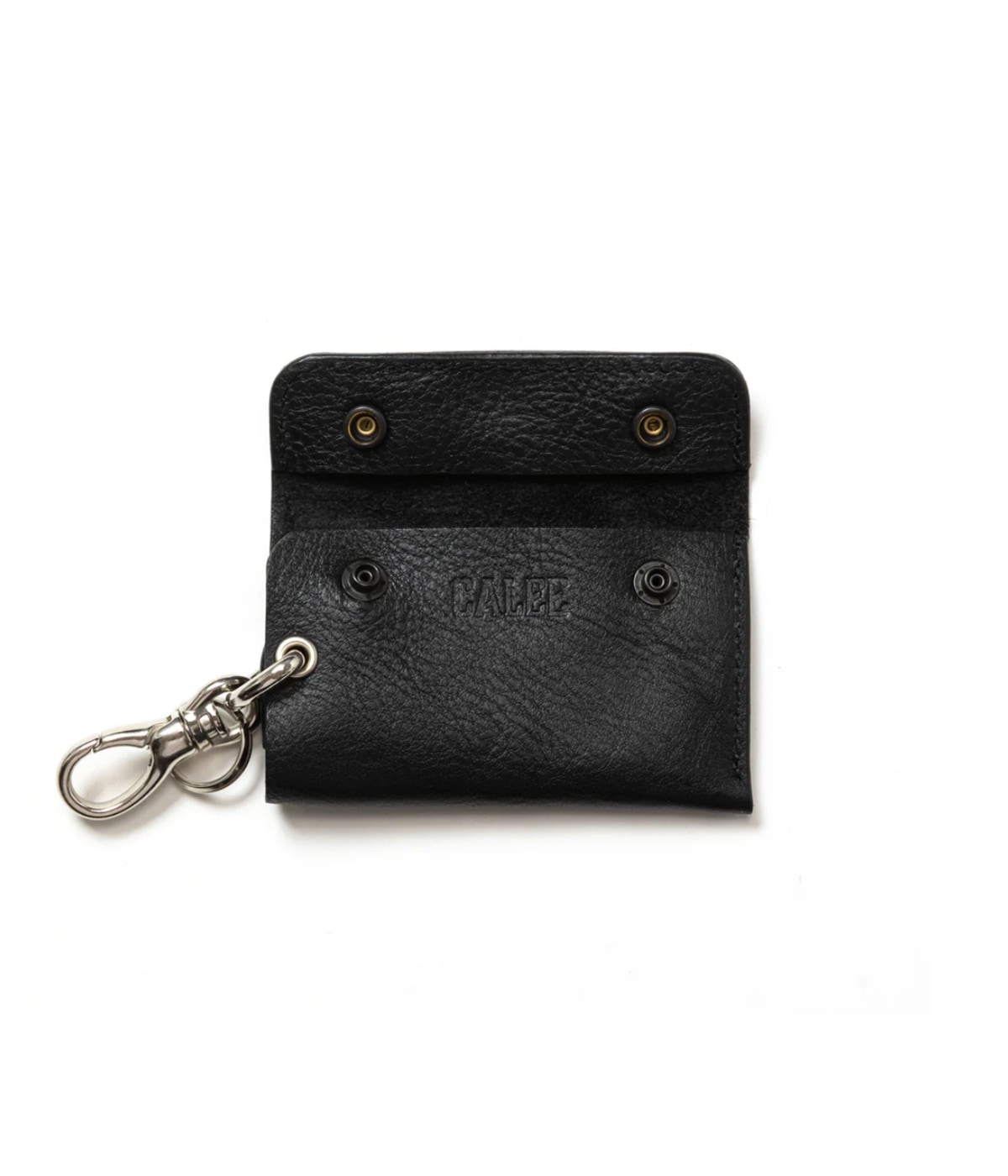 STUDS LEATHER KEY CASE【BLACK】｜CALEE｜MELTING POT（正規取扱店