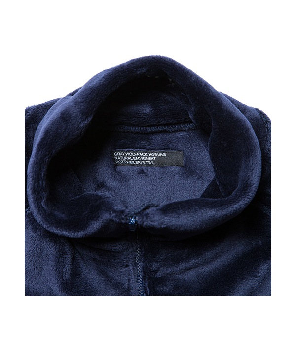 Velour Bomber HalfZip Pullover