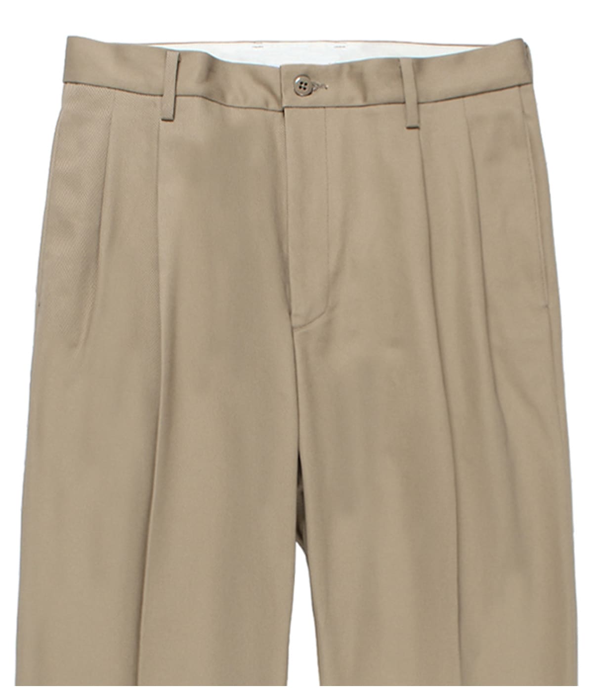 DOUBLE PLEATED CHINO TROUSERS【L-BEIGE】｜WACKO MARIA｜MELTING POT