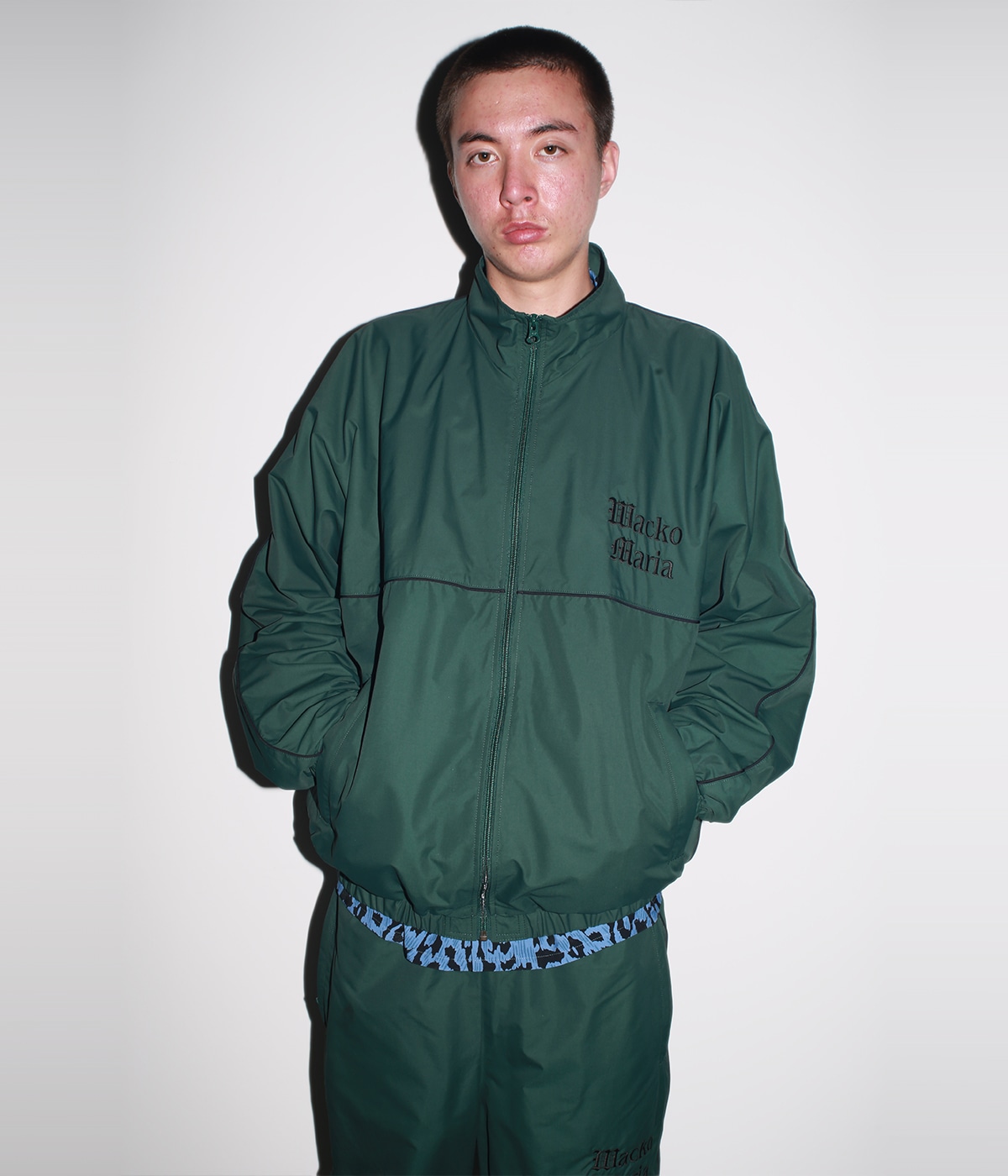 TRACK JACKET -B-【GREEN】｜WACKO MARIA｜MELTING POT（正規
