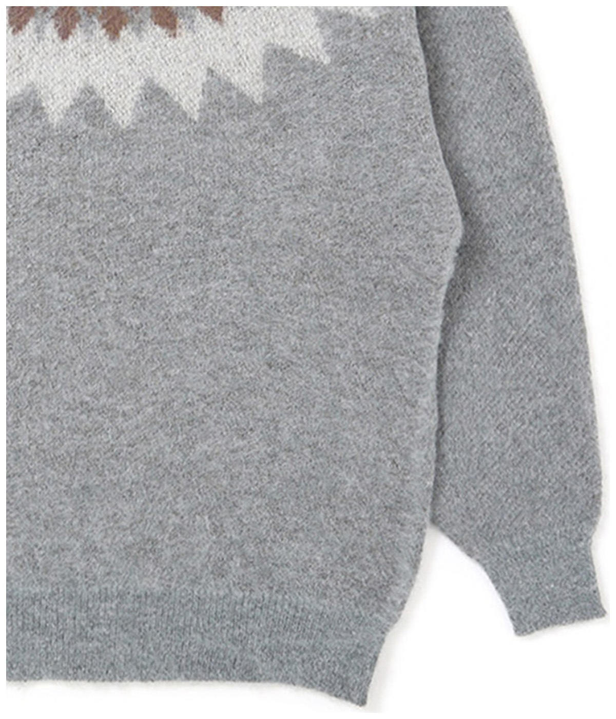 NATIVE ARROW C/N SWEATER【IVORY】