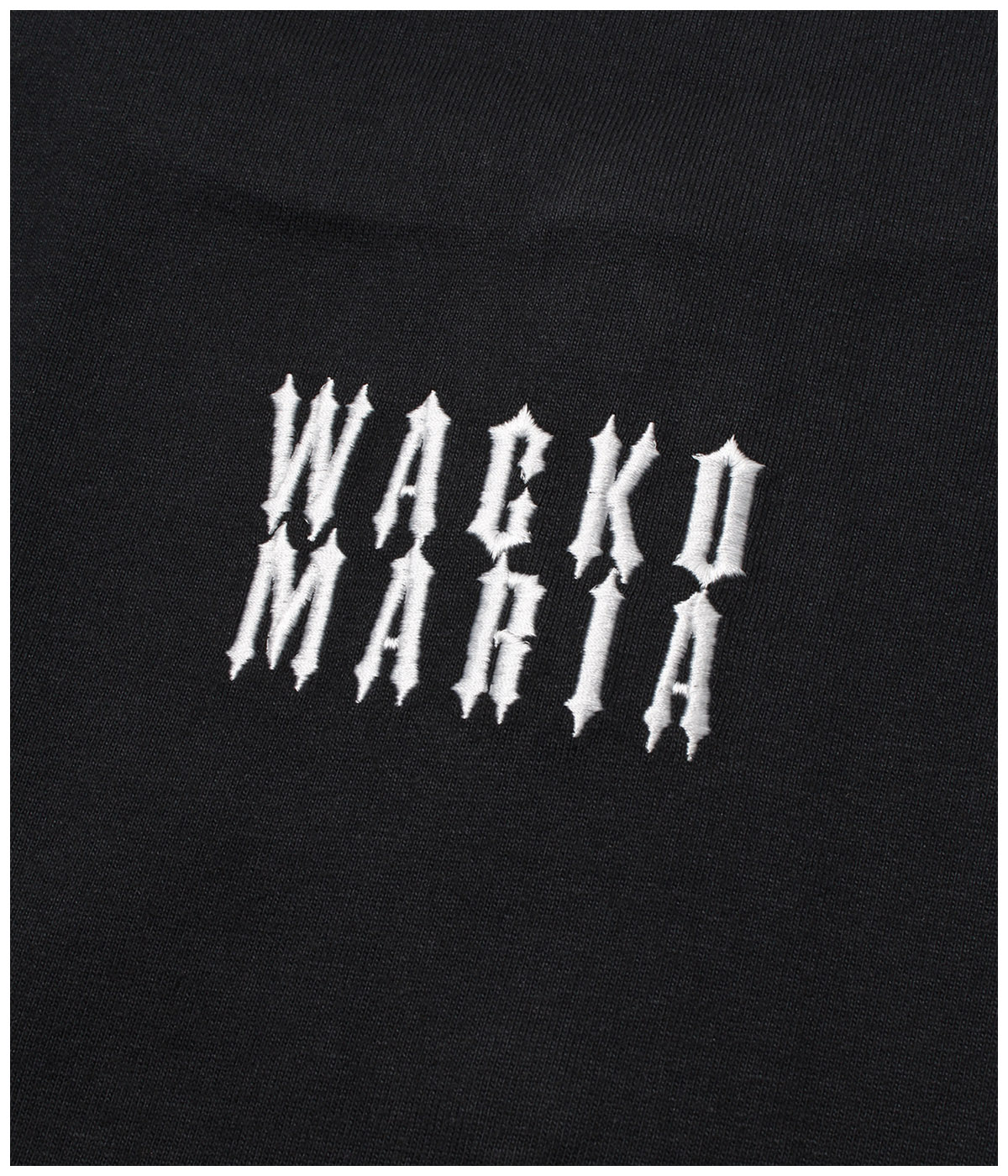 HEALTHKNIT / HENRY NECK T-SHIRT【BLACK】｜WACKO MARIA｜MELTING POT