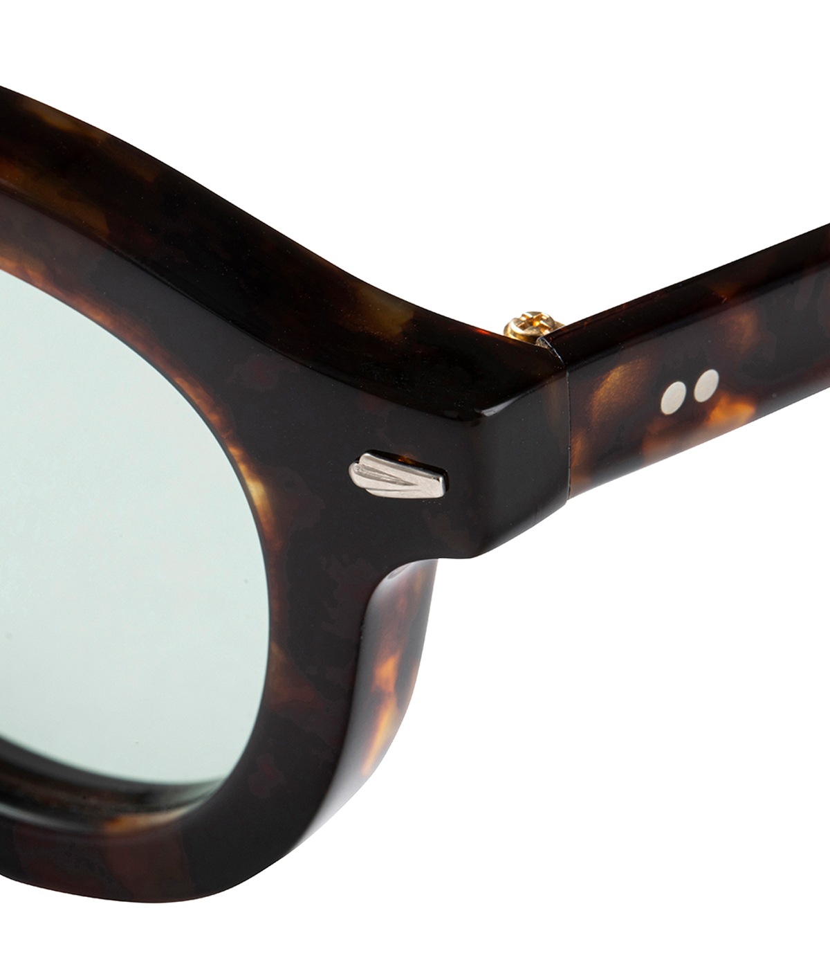 B/W TYPE GLASSES -CLASSIC MODEL-【DEMI/GREEN】｜CALEE｜MELTING POT