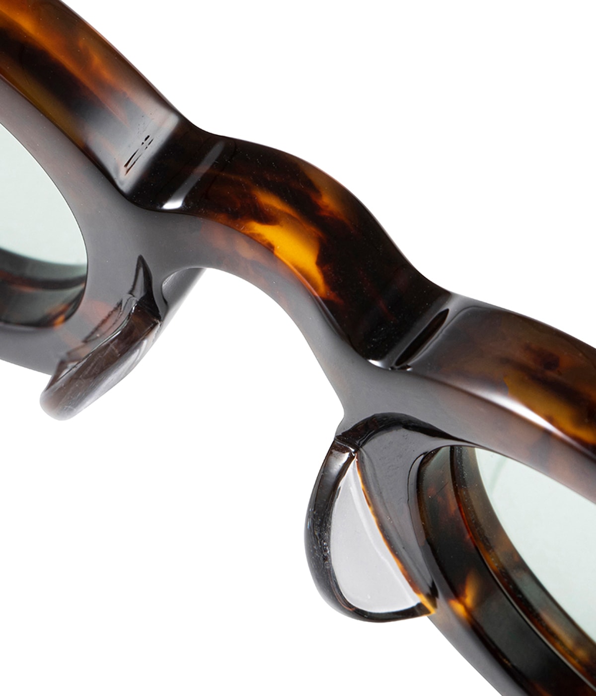 B/W TYPE GLASSES -CLASSIC MODEL-【DEMI/GREEN】｜CALEE｜MELTING POT