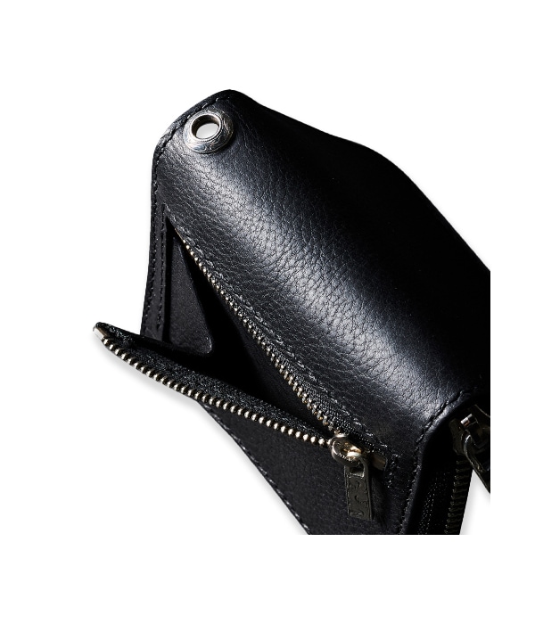 Round Zip Compact Wallet【BLACK】｜Antidote BUYERS CLUB