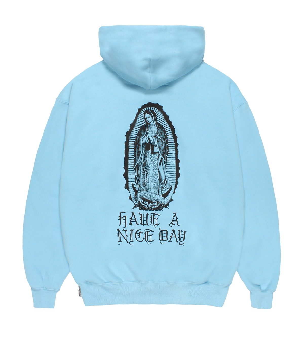 MIDDLE WEIGHT ZIP UP HOODED SWEAT SHIRT【L-BLUE】｜WACKO MARIA