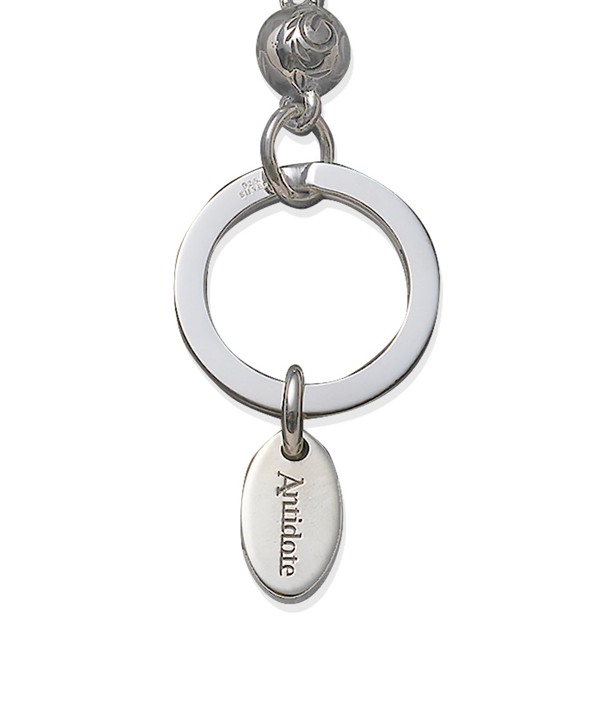 Engraved Ball Key Chain【SILVER950】｜Antidote BUYERS CLUB