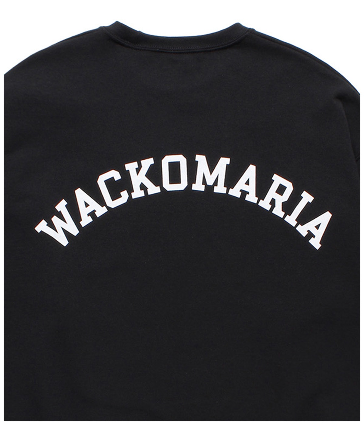 TIM LEHI / CREW NECK SWEAT SHIRT (TYPE-2)【BLACK】｜WACKO MARIA