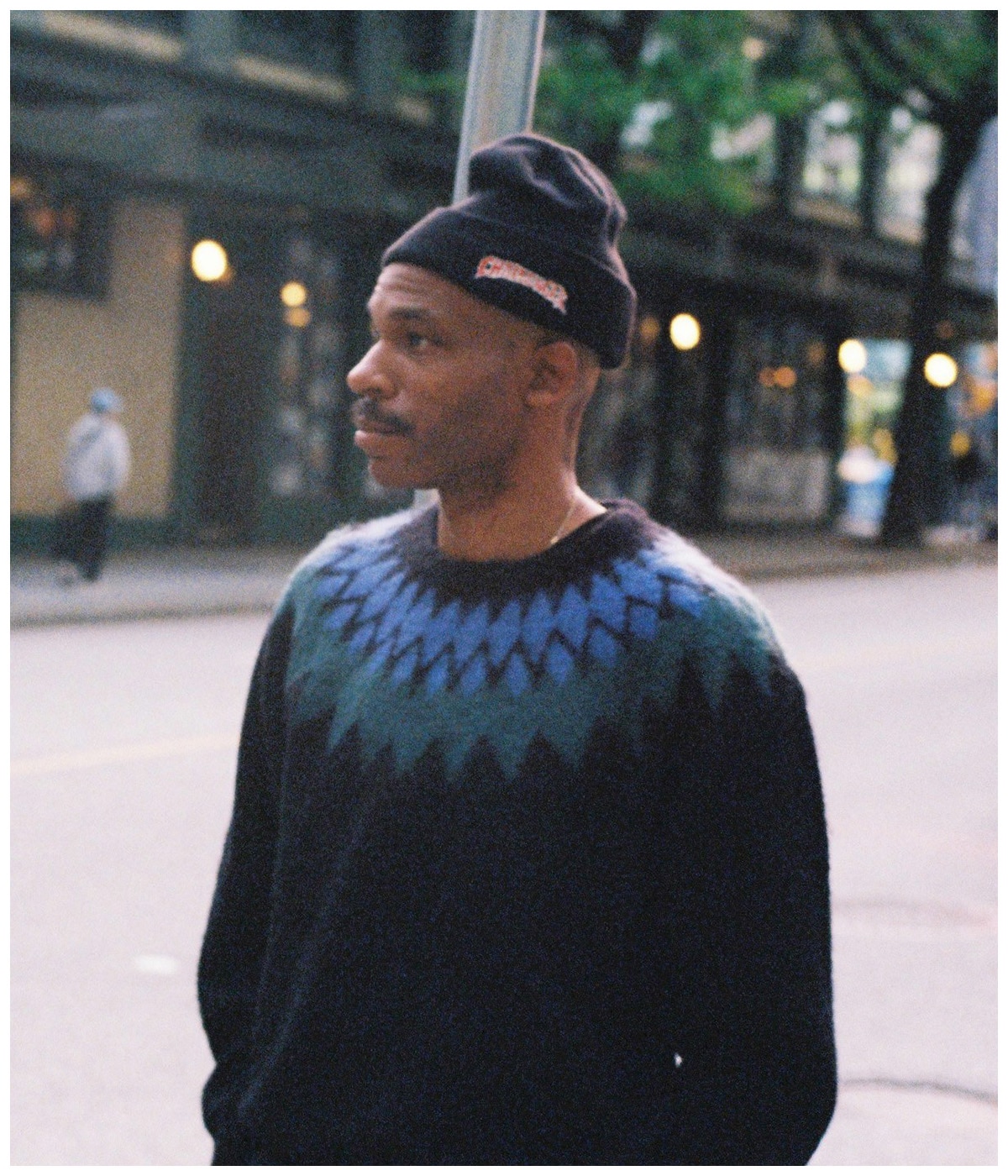 NATIVE ARROW C/N SWEATER【BLACK】｜CHALLENGER｜MELTING POT（正規