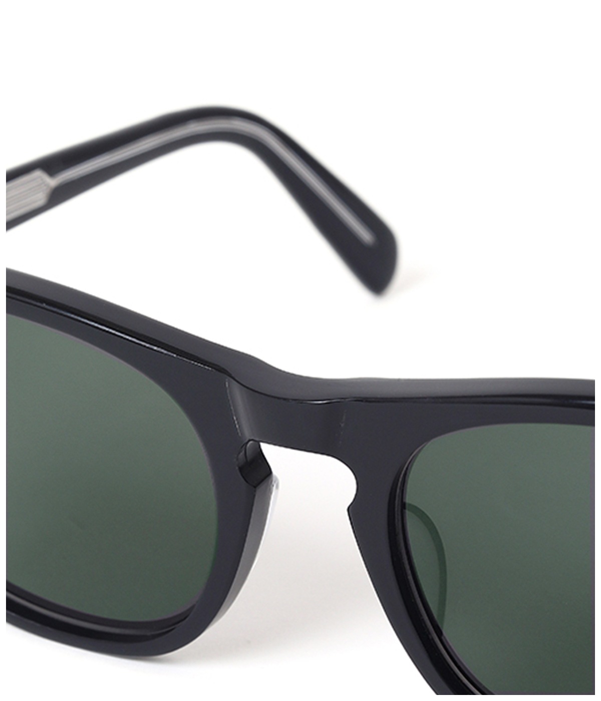 Lunetta BADA / SUNGLASSES MODIFIED NO.7【BLACK-GREEN LENS
