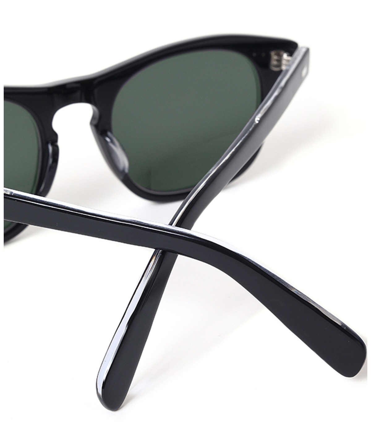 Lunetta BADA / SUNGLASSES MODIFIED NO.7【BLACK-GREEN LENS