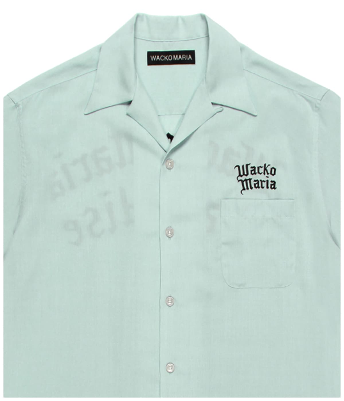 50'S OPEN COLLAR SHIRT (TYPE-2)【L-GREEN】