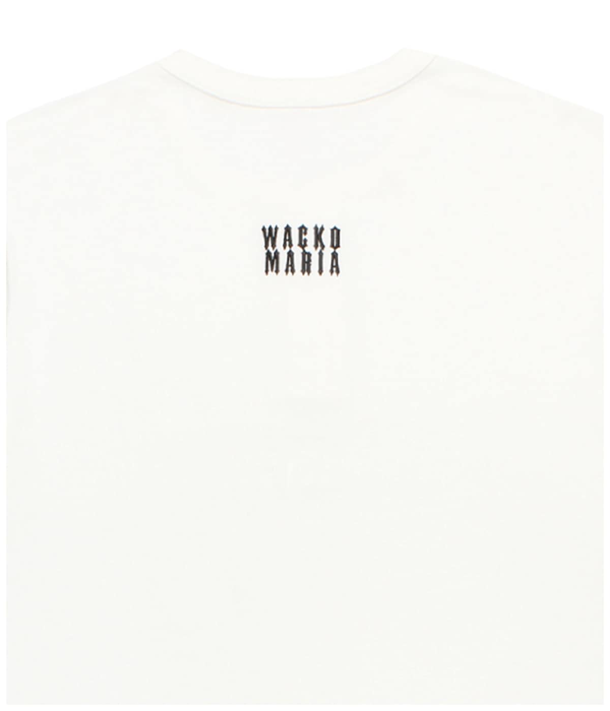 HEALTHKNIT / HENRY NECK T-SHIRT【WHITE】｜WACKO MARIA｜MELTING POT