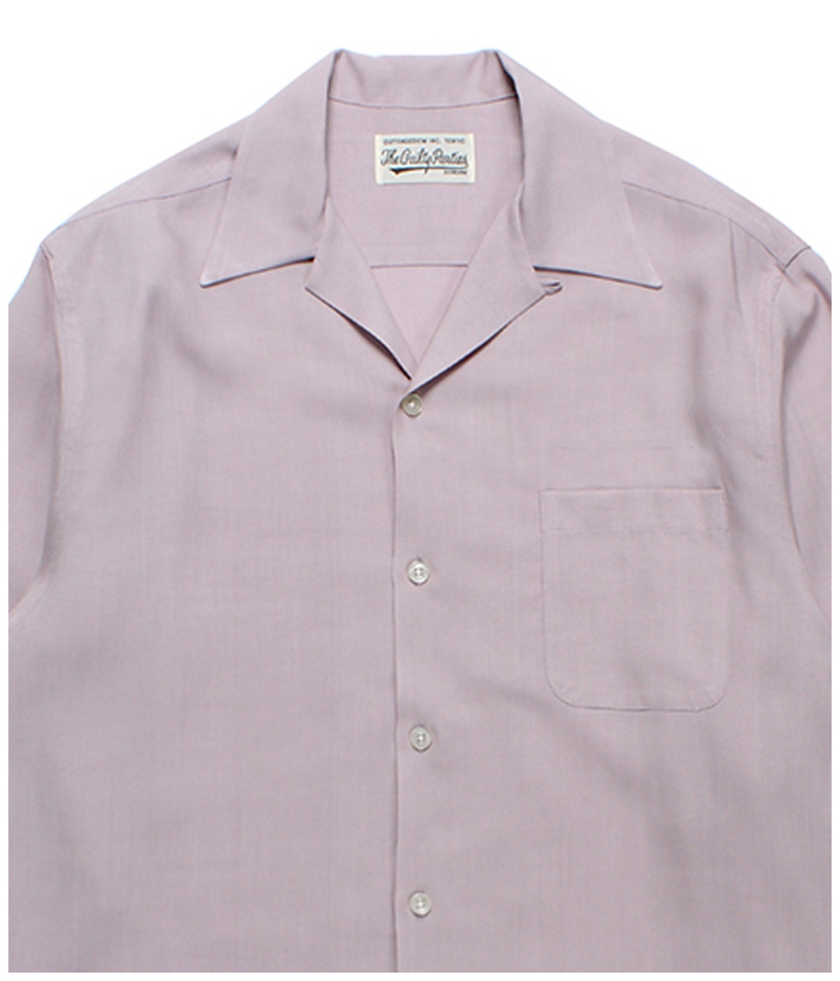 50'S OPEN COLLAR SHIRT (TYPE-1)【PURPLE】｜WACKO MARIA
