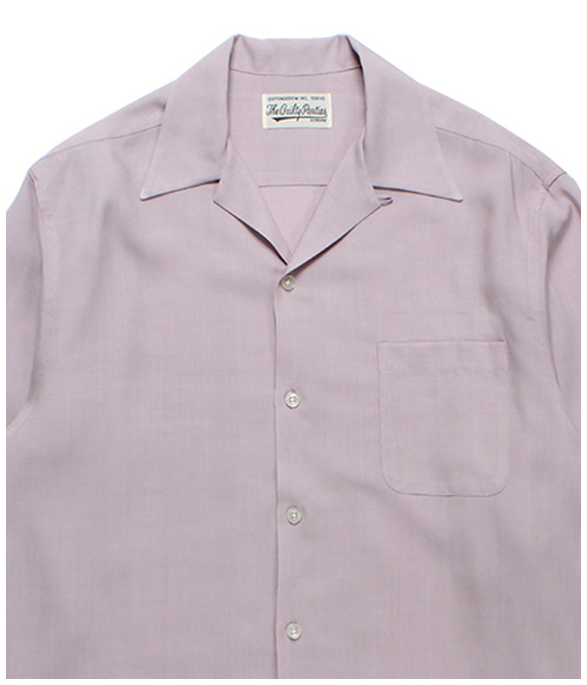 50'S OPEN COLLAR SHIRT (TYPE-1)【PURPLE】