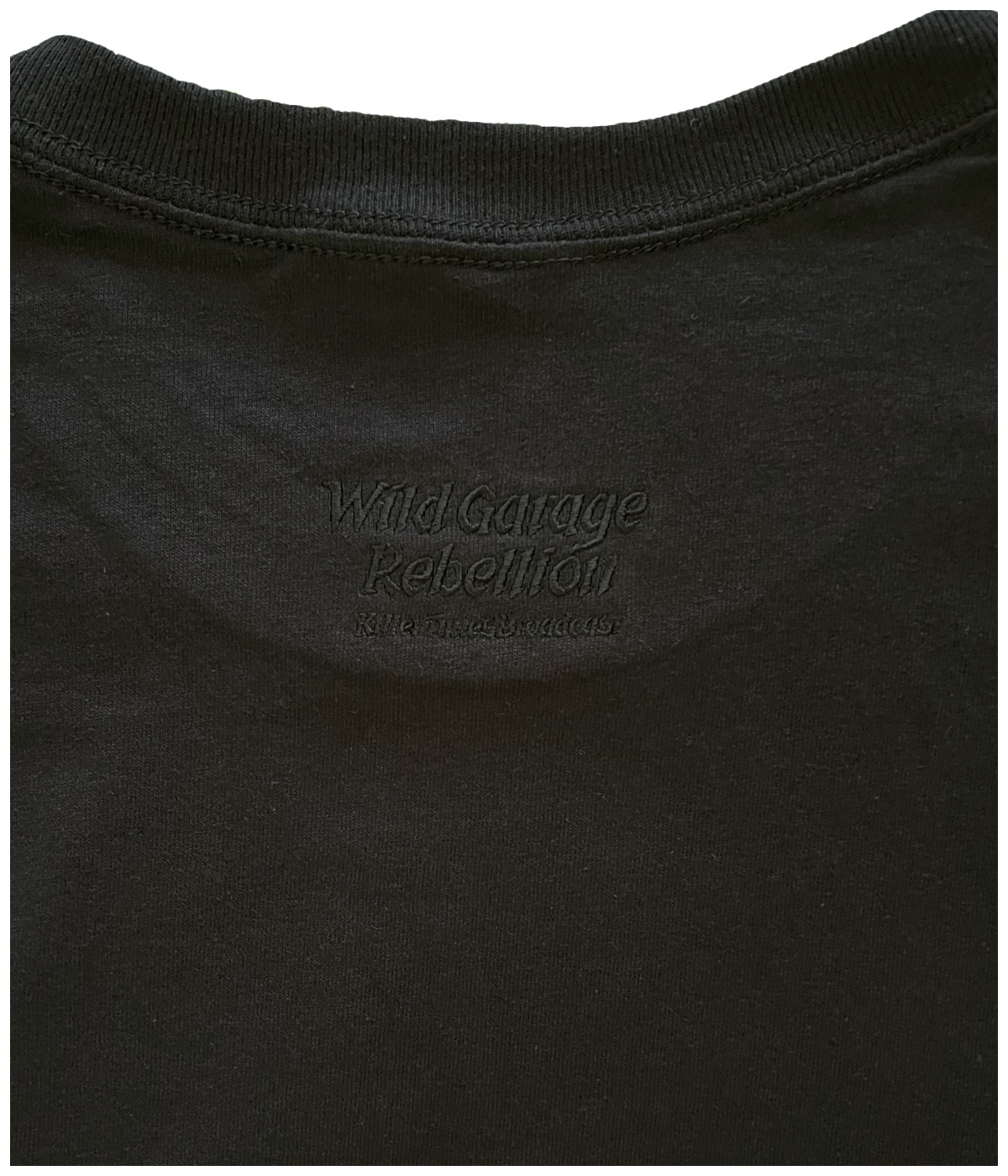 CREW NECK T-SHIRT (TYPE-2)【BLACK】