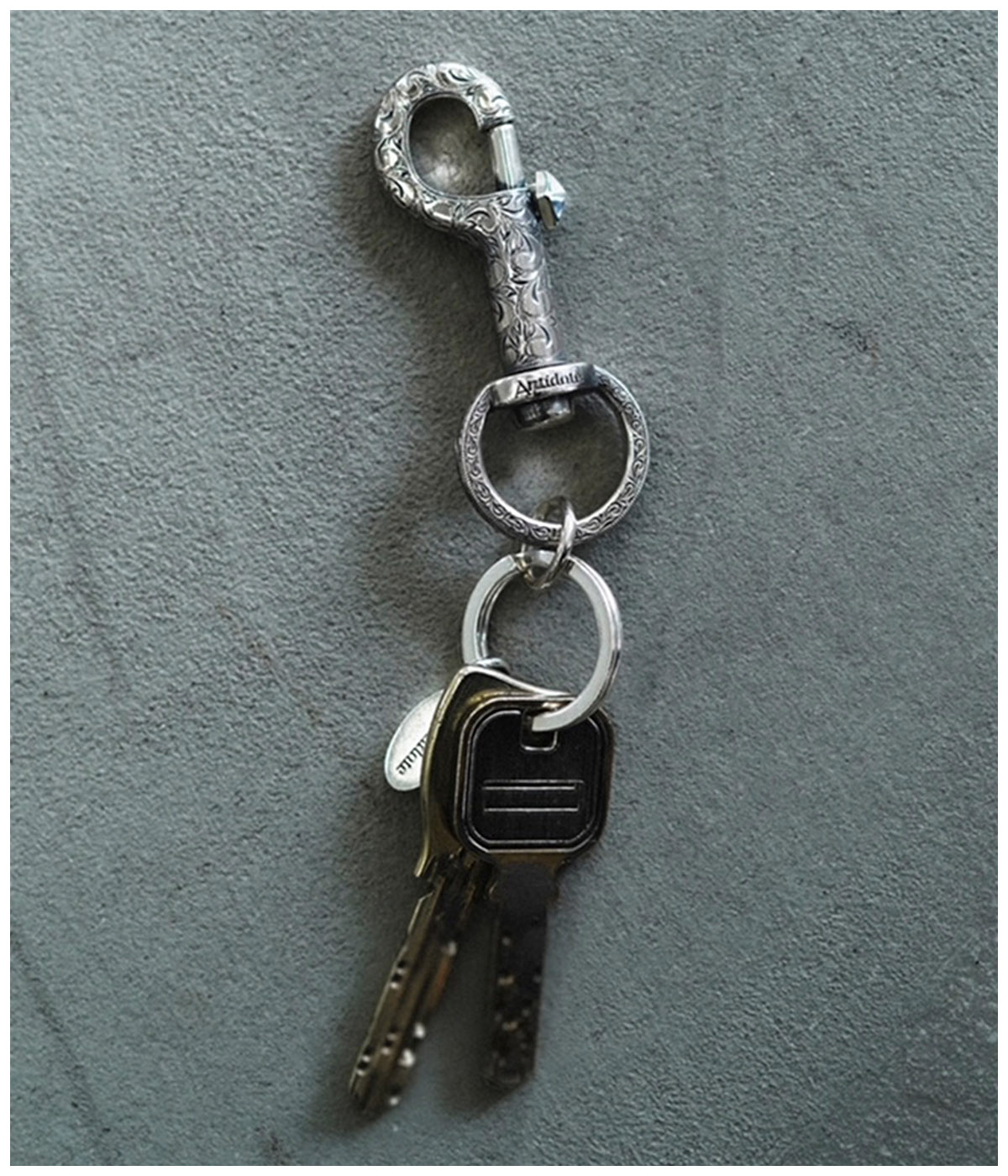 Engraved Key Ring Clip【SILVER950】