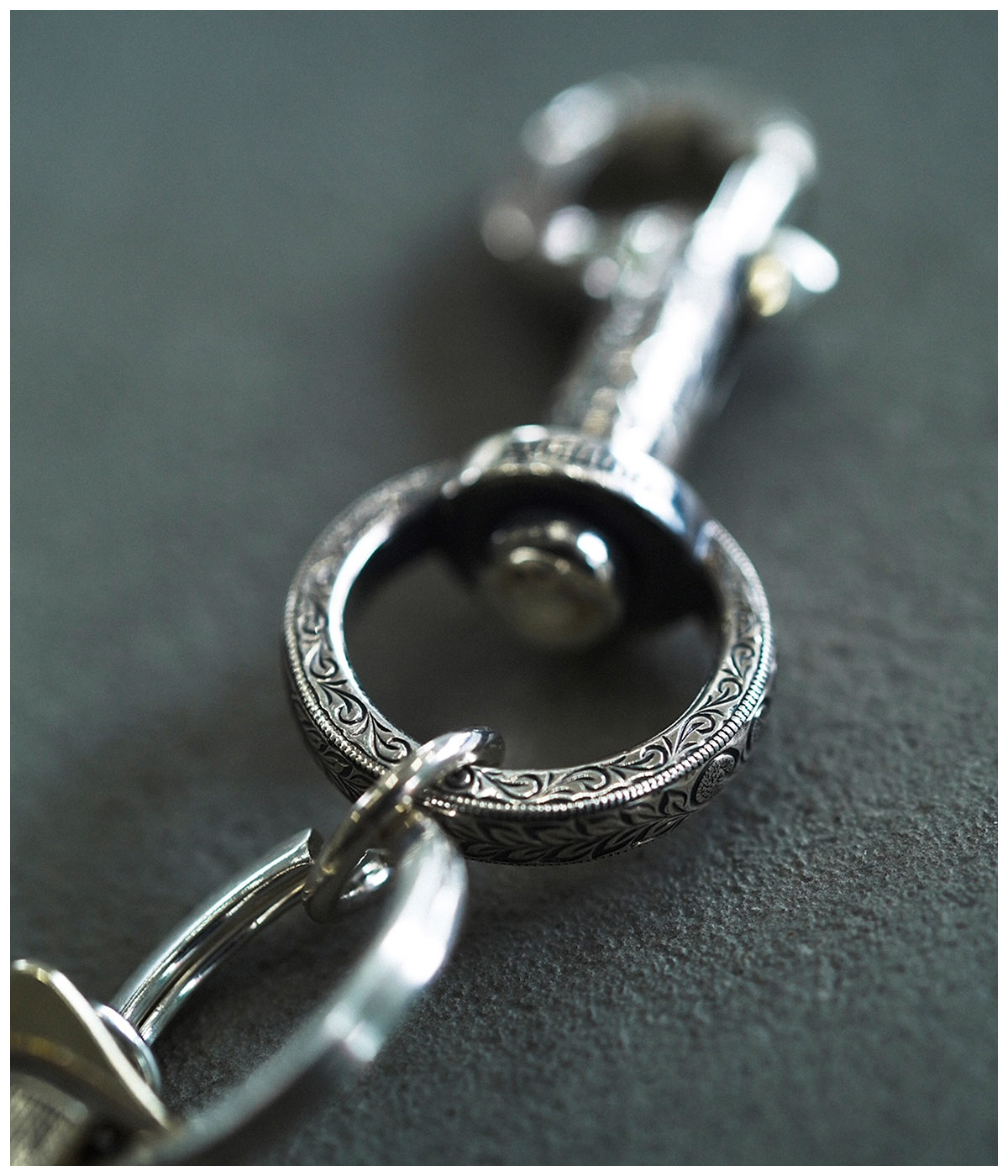 Engraved Key Ring Clip【SILVER950】